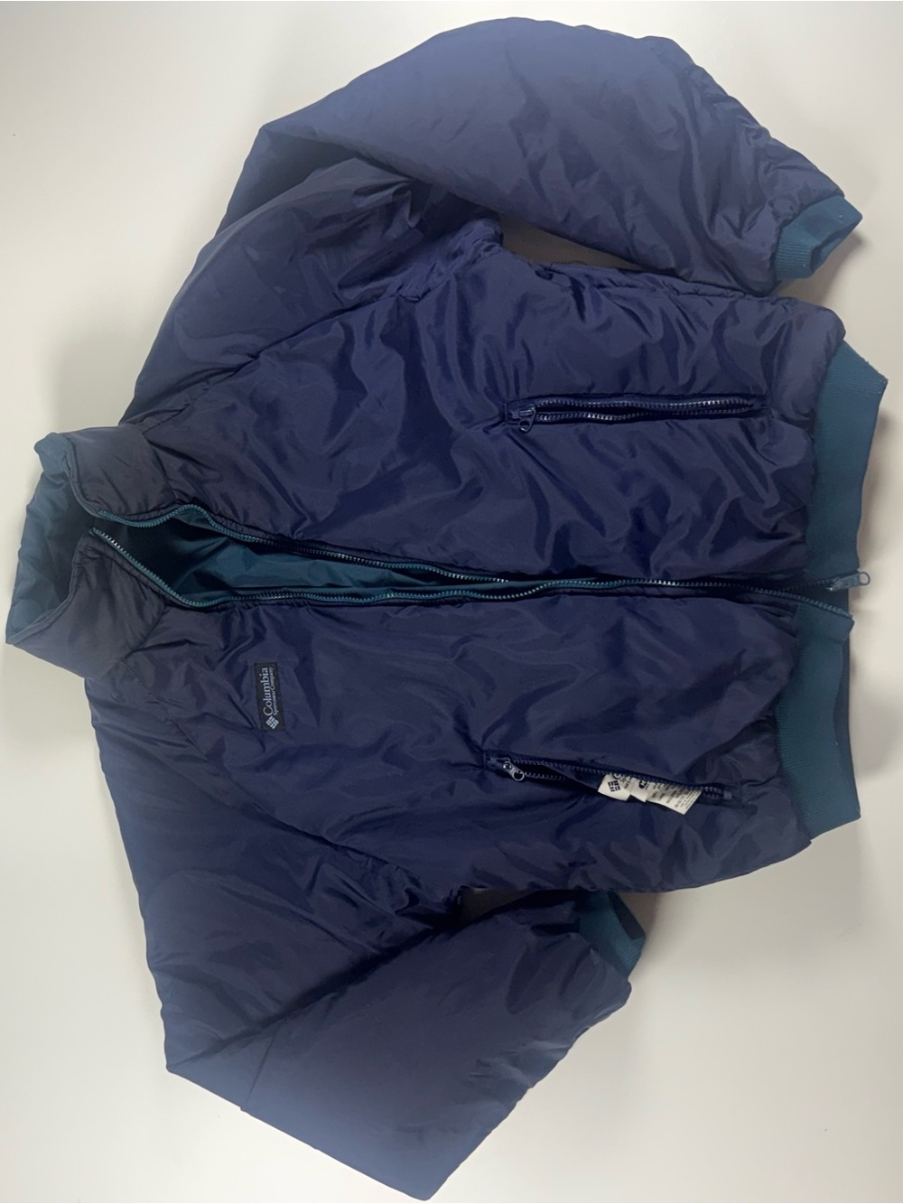 Columbia Men's Navy Blue Packable Puffer Jacket